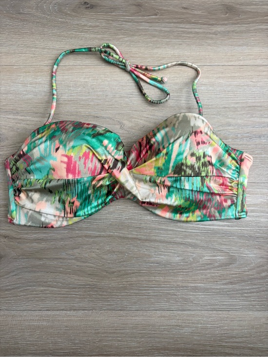 Victoria's Secret Other - Victoria’s Secret Tropical Abstract Strapless Bikini Top - Multicolor
